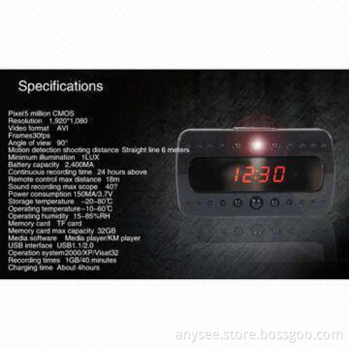 Clock Camera Recorder